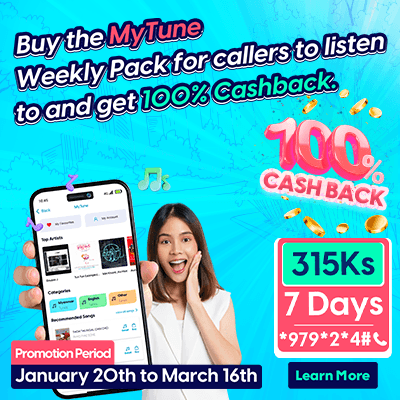 MyTune 100% Cashback